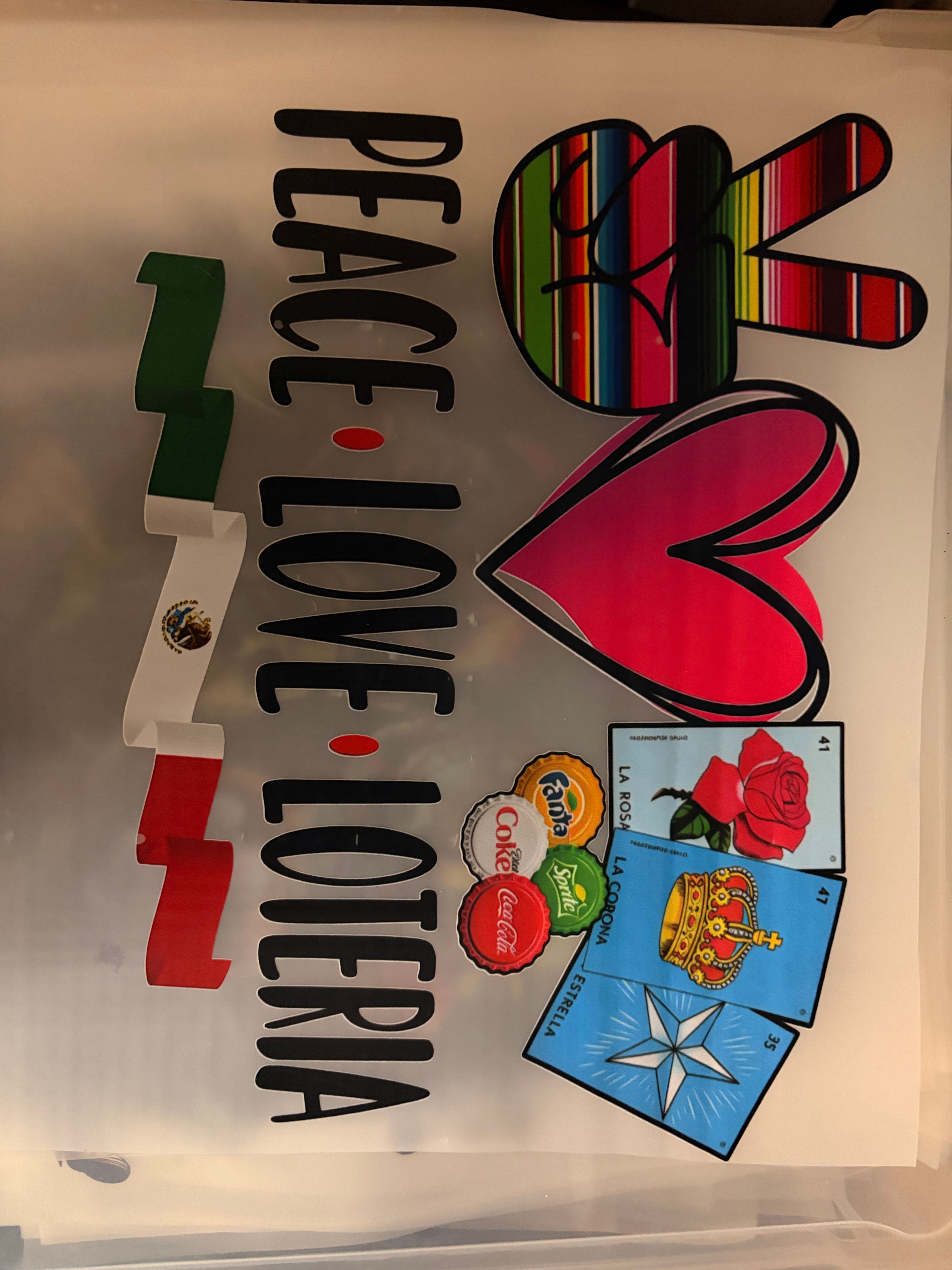 #47 - Peace Love Loteria