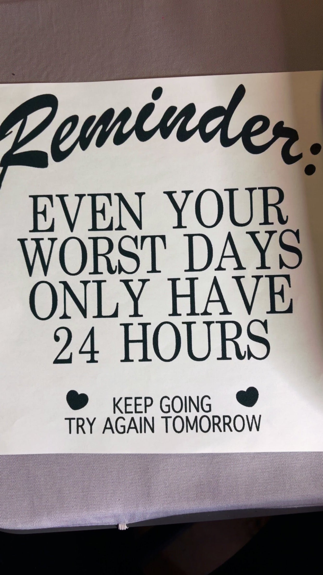#57 - Reminder